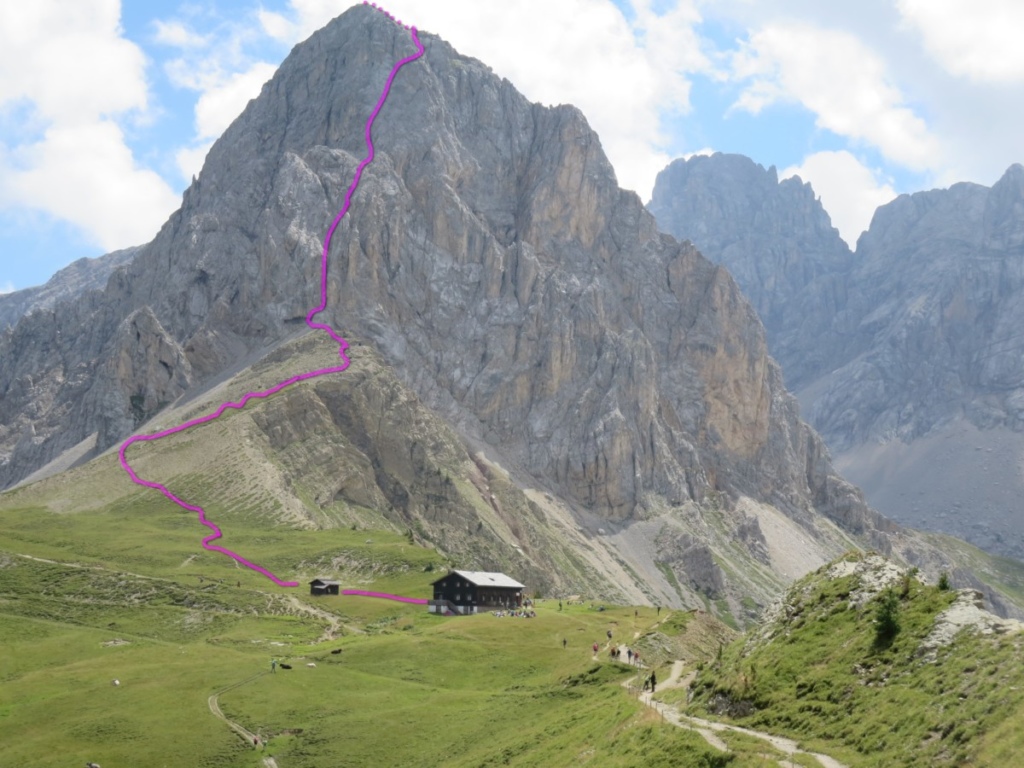 ferrata col ombert fassa