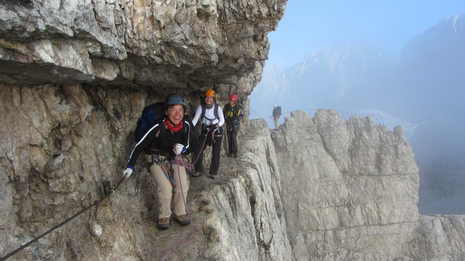 LE FERRATE NEL BRENTA - via delle Bocchette - Guida Alpina Dolomiti